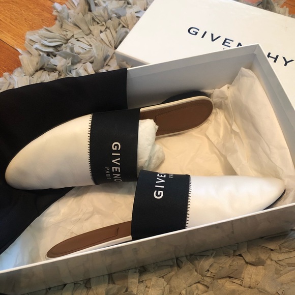 Givenchy Shoes - Givenchy Logo Slippers